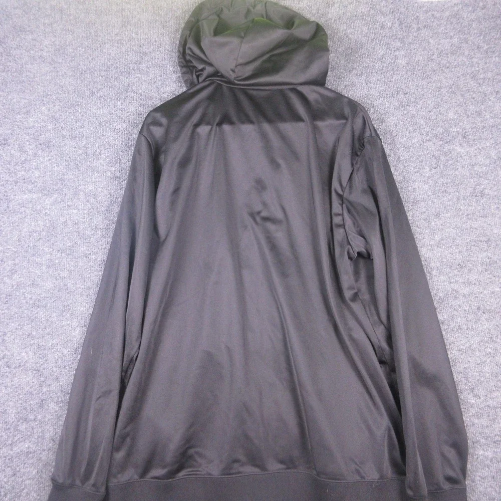 The North Face‎ Hoodie Mens XL Black Full Zip Track Knit Logo Jacket Sweatshirt